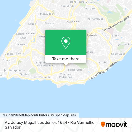 Av. Juracy Magalhães Júnior, 1624 - Rio Vermelho map
