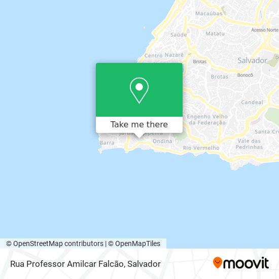 Rua Professor Amilcar Falcão map