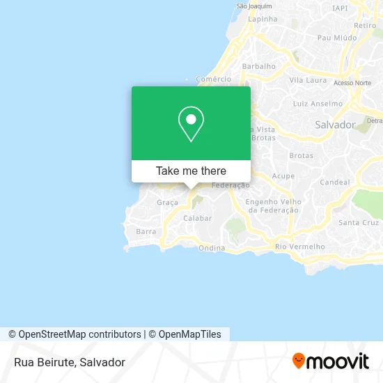 Rua Beirute map