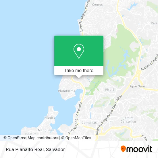 Rua Planalto Real map