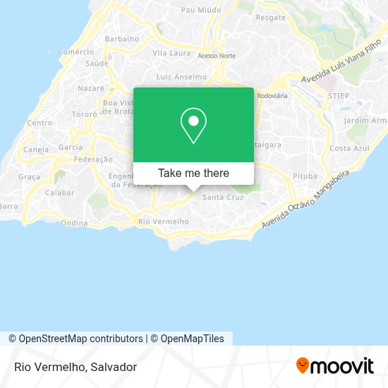 Rio Vermelho map