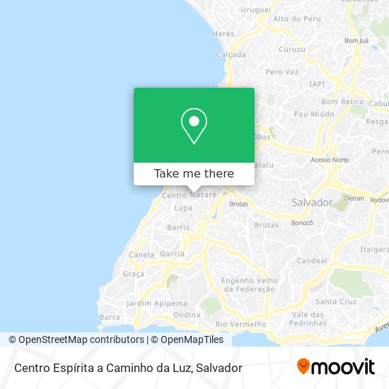 Centro Espírita a Caminho da Luz map