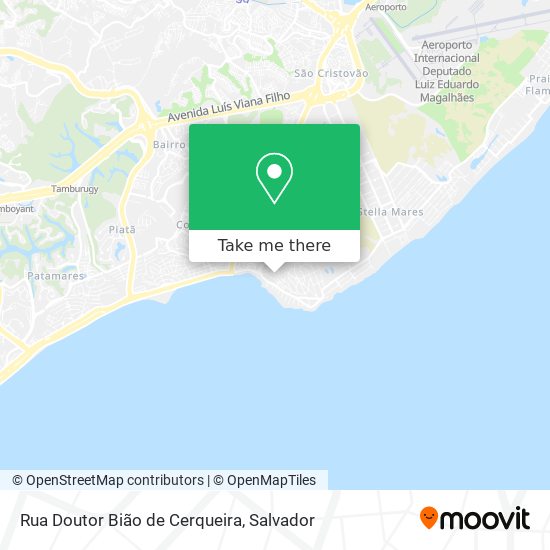 Rua Doutor Bião de Cerqueira map