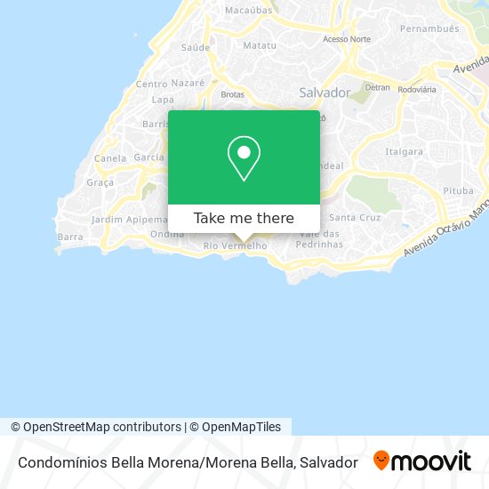 Mapa Condomínios Bella Morena / Morena Bella
