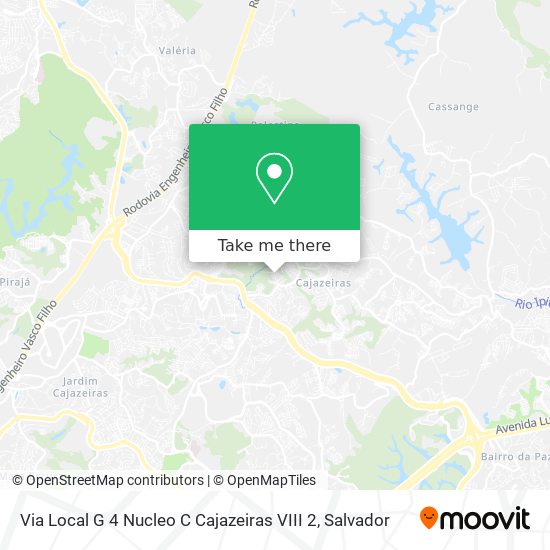 Via Local G 4 Nucleo C Cajazeiras VIII 2 map