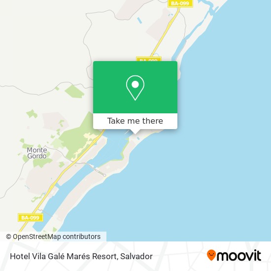 Hotel Vila Galé Marés Resort map