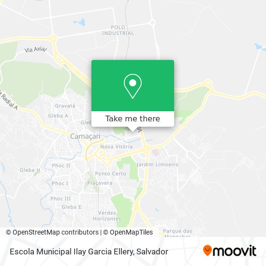 Mapa Escola Municipal Ilay Garcia Ellery