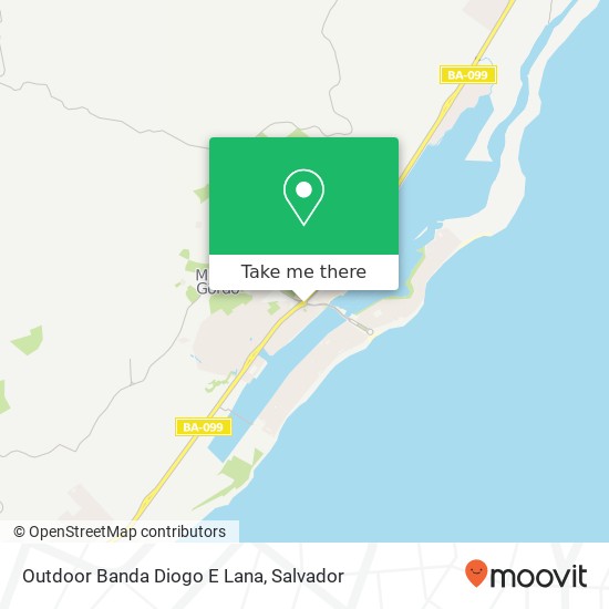 Outdoor Banda Diogo E Lana map