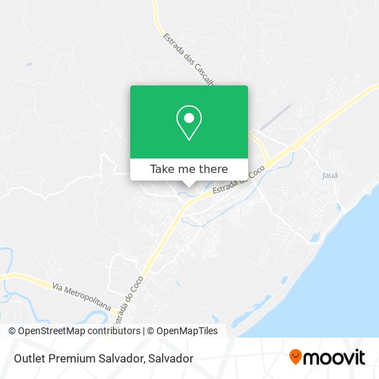 Outlet Premium Salvador map