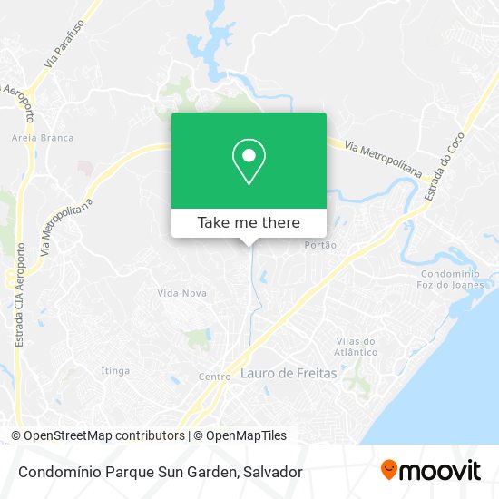 Condomínio Parque Sun Garden map
