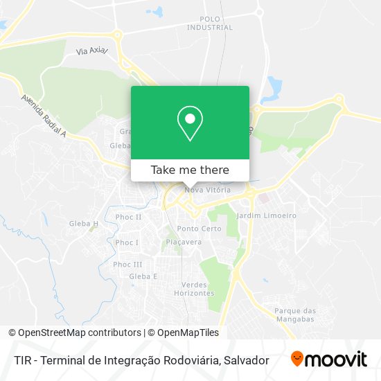 TIR - Terminal de Integração Rodoviária map