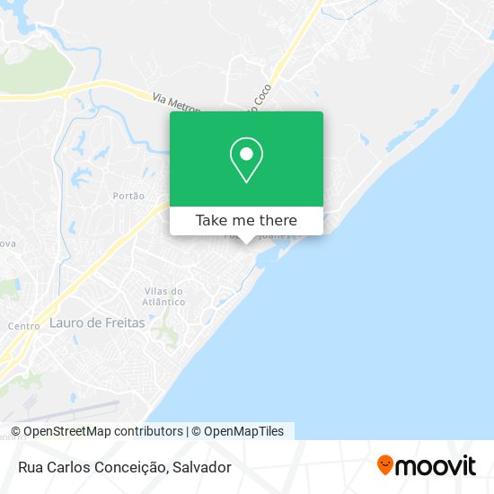 Mapa Rua Carlos Conceição