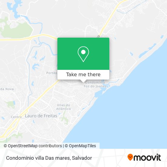 Condomínio villa Das mares map