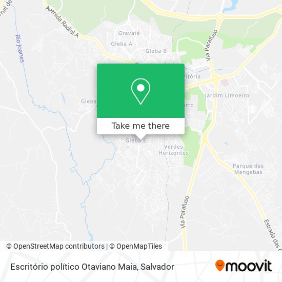 Escritório político Otaviano Maia map