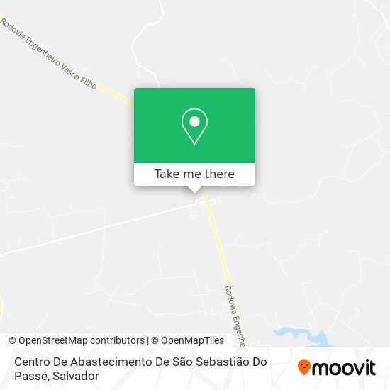 Centro De Abastecimento De São Sebastião Do Passé map