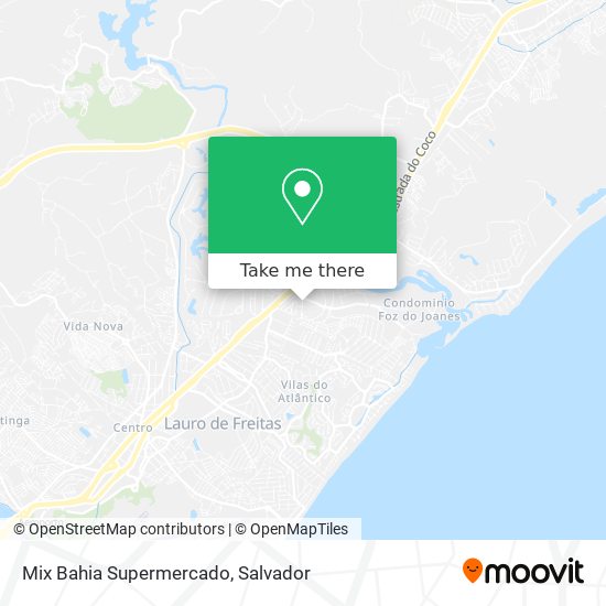 Mix Bahia Supermercado map