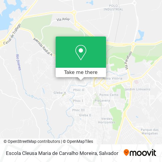 Escola Cleusa Maria de Carvalho Moreira map