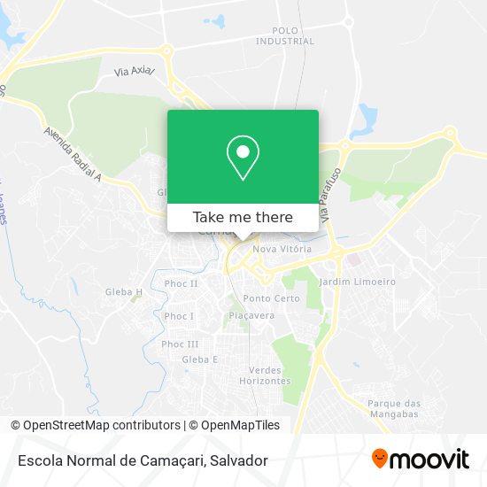 Escola Normal de Camaçari map