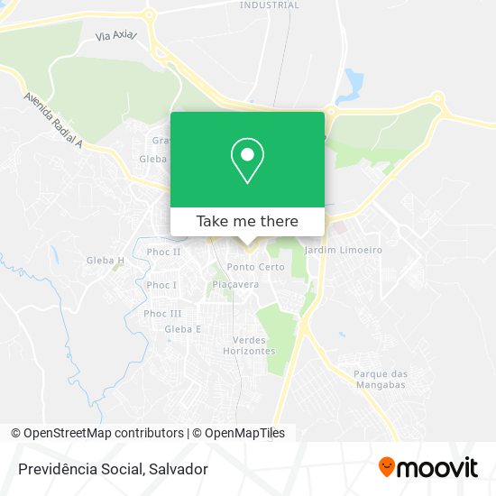 Previdência Social map