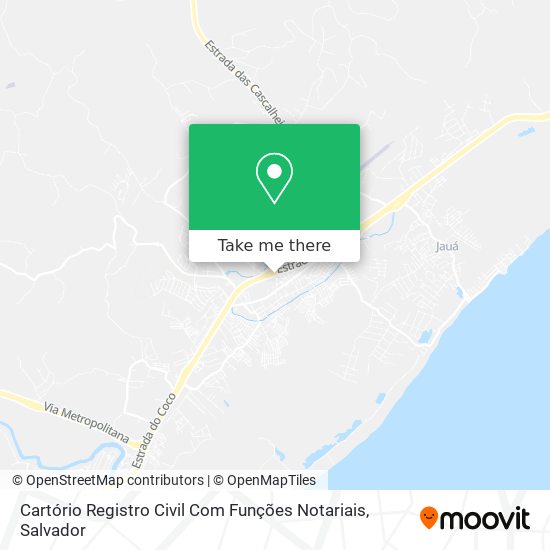 Cartório Registro Civil Com Funções Notariais map
