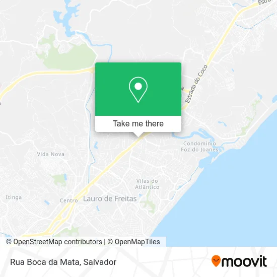 Rua Boca da Mata map