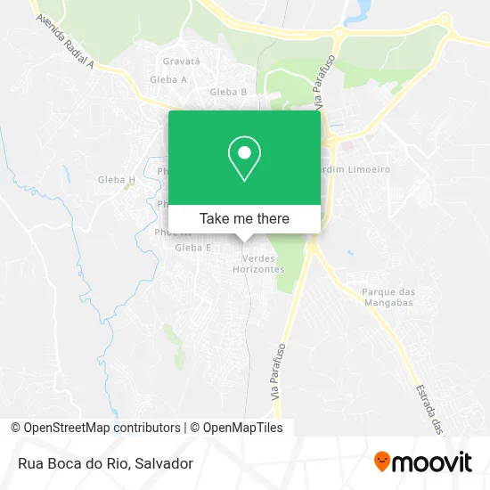 Rua Boca do Rio map