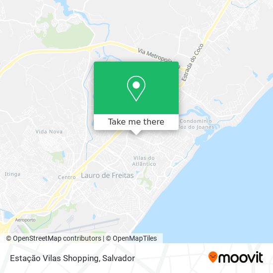 Estação Vilas Shopping map