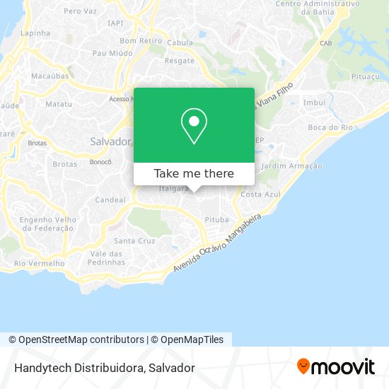 Handytech Distribuidora map