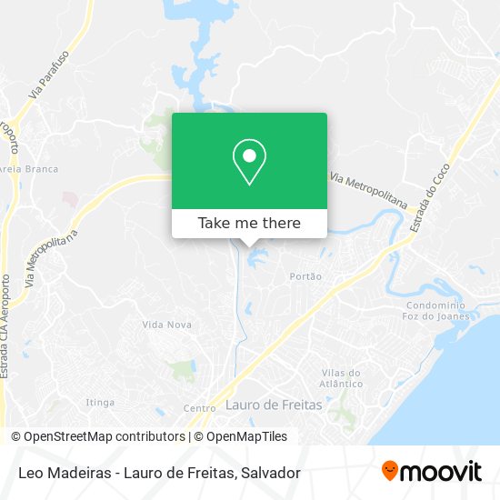 Leo Madeiras - Lauro de Freitas map