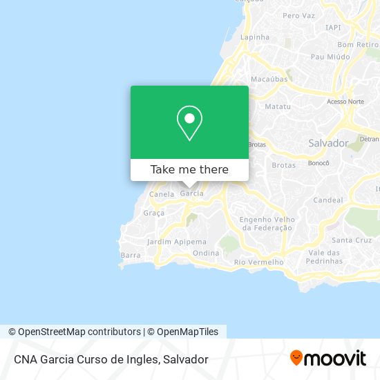 CNA Garcia Curso de Ingles map