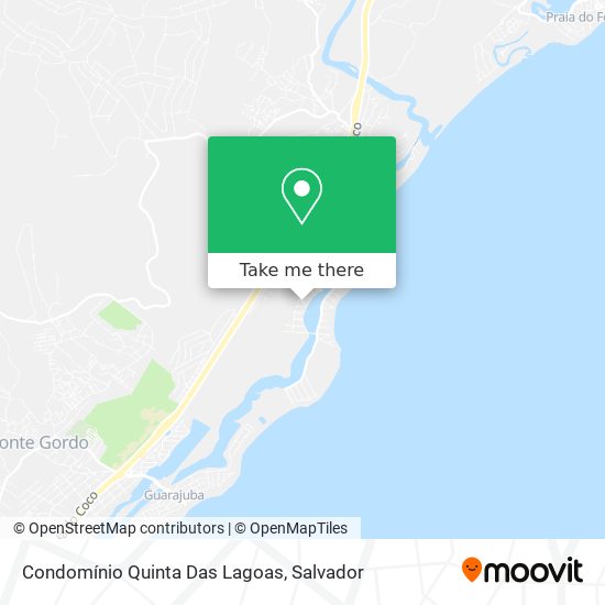 Mapa Condomínio Quinta Das Lagoas