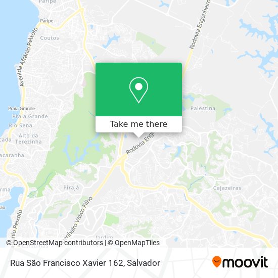 Rua São Francisco Xavier 162 map