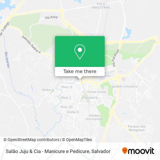 Salão Juju & Cia - Manicure e Pedicure map