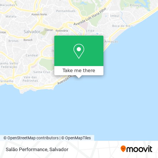 Salão Performance map