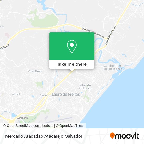 Mercado Atacadão Atacarejo map