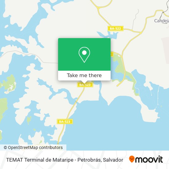 TEMAT Terminal de Mataripe - Petrobrás map