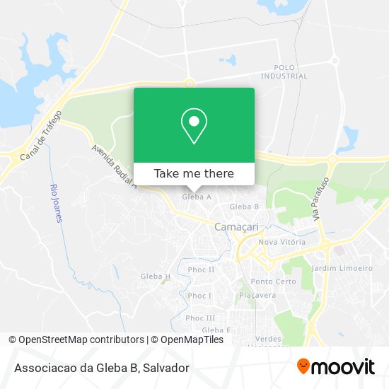 Mapa Associacao da Gleba B