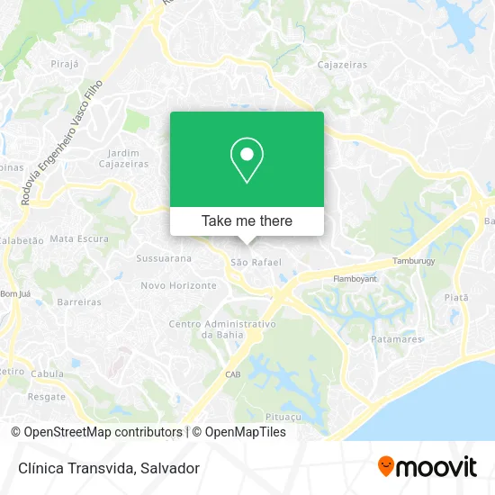 Clínica Transvida map