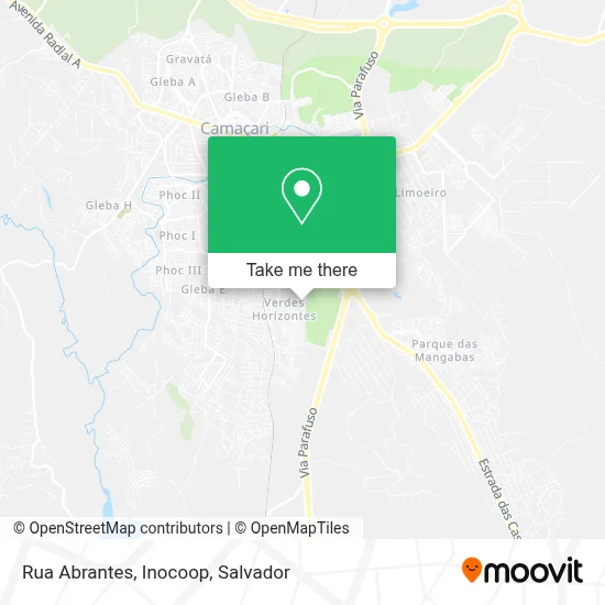 Rua Abrantes, Inocoop map