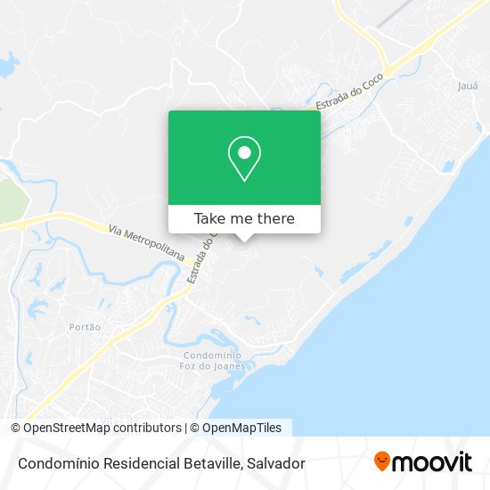 Condomínio Residencial Betaville map