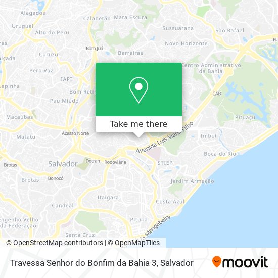 Travessa Senhor do Bonfim da Bahia 3 map