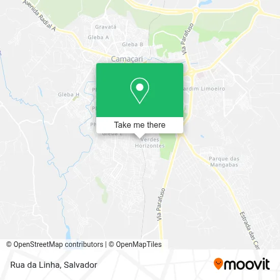 Rua da Linha map