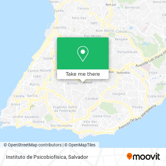 Instituto de Psicobiofísica map