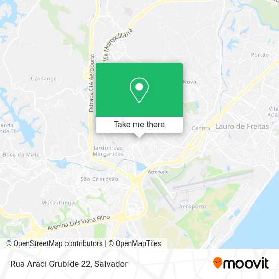 Rua Araci Grubide 22 map