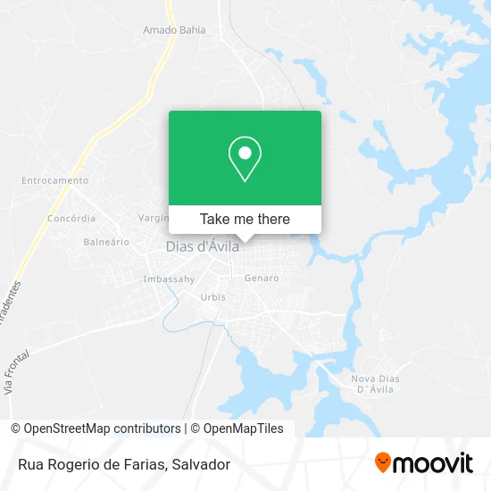 Rua Rogerio de Farias map
