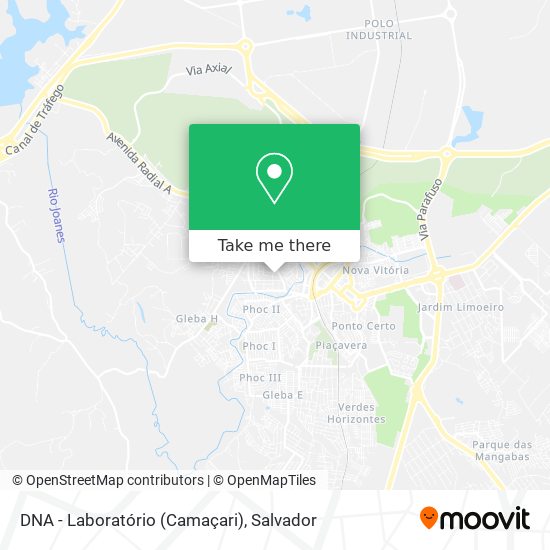 DNA - Laboratório (Camaçari) map