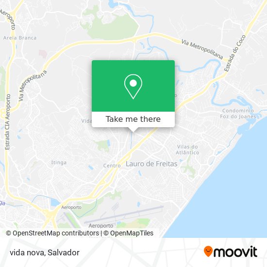 vida nova map