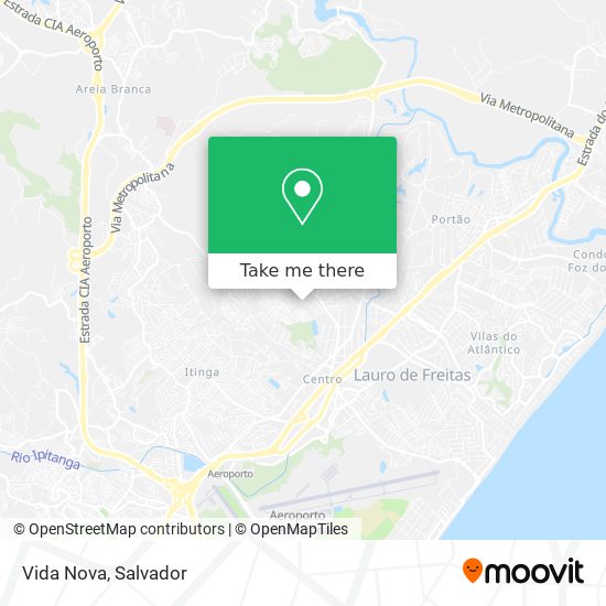 Vida Nova map