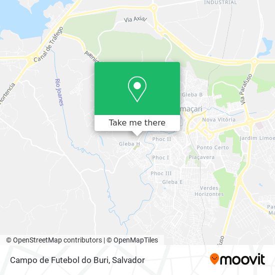 Campo de Futebol do Buri map