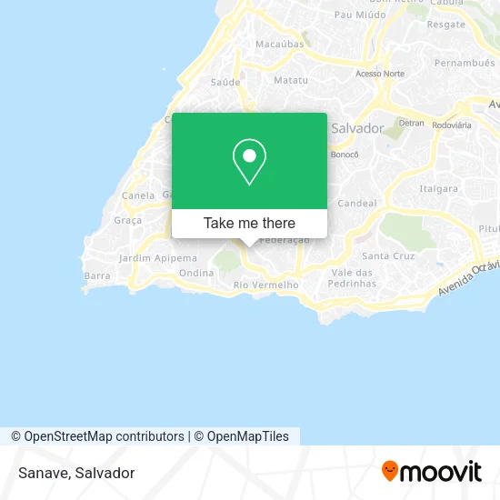 Sanave map